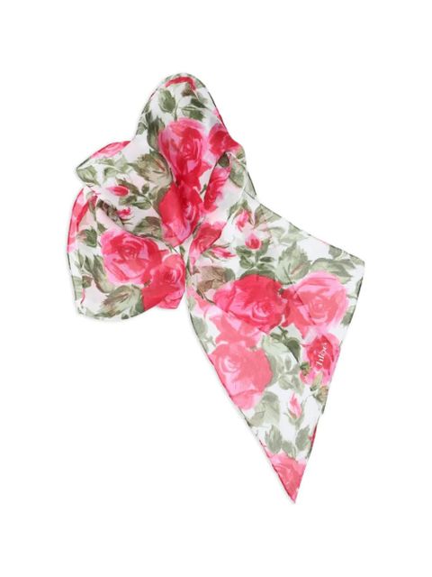 Chloé floral scarf - White