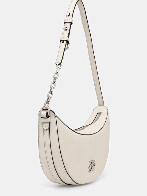 Karl Lagerfeld torebka skórzana K/AUTOGRAPH kolor biały B1W30236 - zdjęcie produktu nr 2