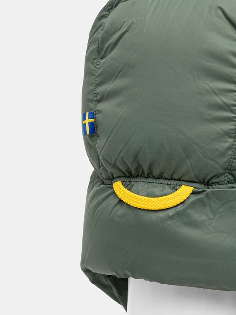 Fjallraven czapka Expedition Down kolor zielony F90663-614