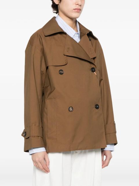 Max Mara Mtczeno double-breasted pocket jacket - Brown