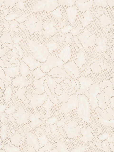 Comme Des Garçons floral-lace T-shirt - Neutrals