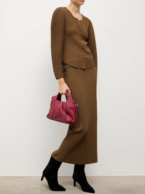 Answear.LAB botki zamszowe kolor czarny na słupku - zdjęcie produktu nr 2