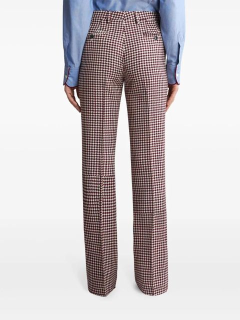 ETRO straight-leg tailored trousers - White