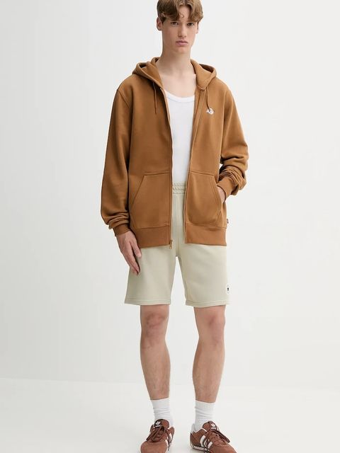 Converse szorty kolor beżowy gładkie 10026979-A10