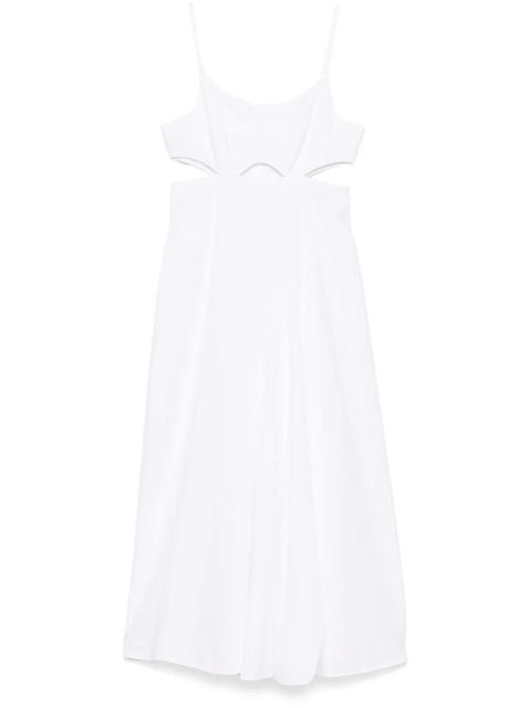 Victoria Beckham cut-out detail midi dress - White - zdjęcie produktu nr 1