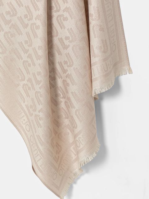 Liu Jo szal damski kolor różowy wzorzysty 2A6015 T0300