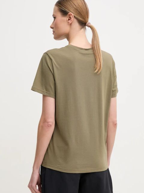 Fjallraven t-shirt sportowy Lush kolor zielony F14600165