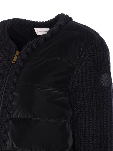 Moncler padded zip-up cardigan - Black - zdjęcie produktu nr 2