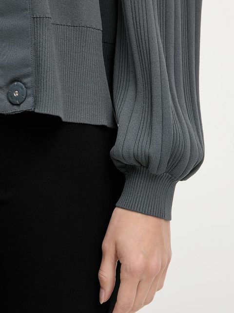 Armani Exchange kardigan damski kolor szary lekki XW000762 AF10352