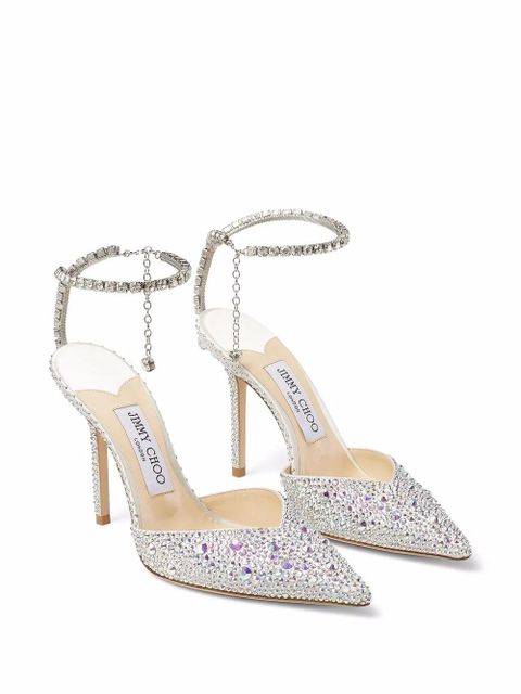 Jimmy Choo Saeda 100mm pumps - White - zdjęcie produktu nr 2