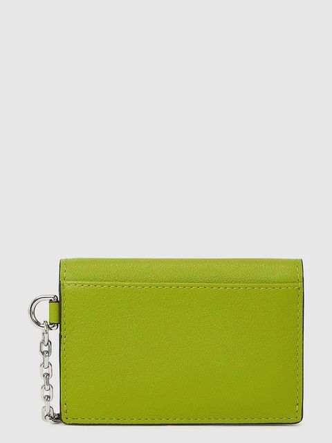 Karl Lagerfeld portfel skórzany K/SIGNATURE damski kolor zielony A4W32019 - zdjęcie produktu nr 2