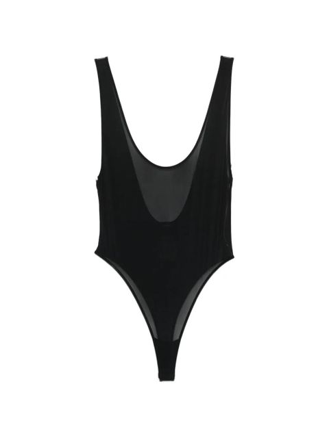 WARDROBE.NYC sheer tank bodysuit - Black - zdjęcie produktu nr 1