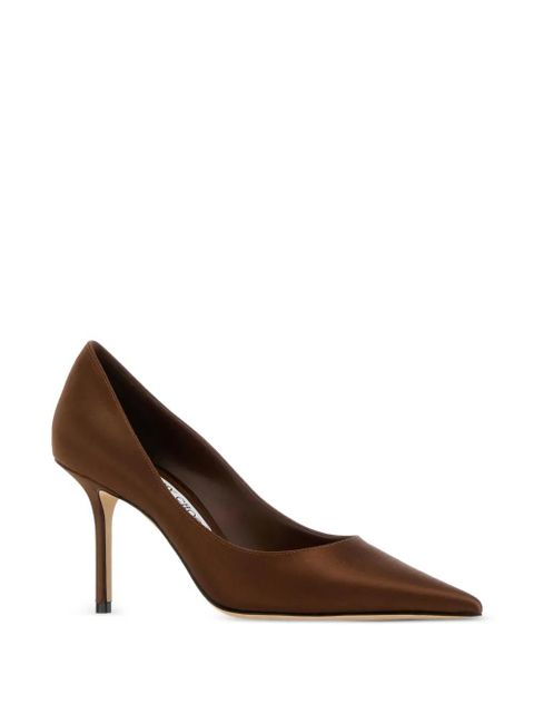 Jimmy Choo 85mm Love heeled pumps - Brown