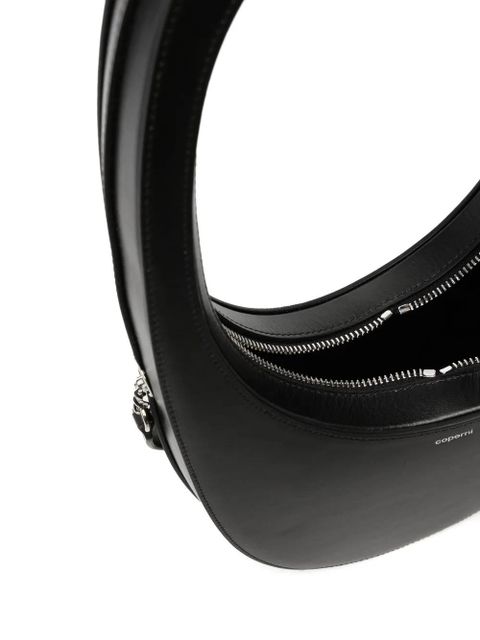 Coperni Swipe leather tote bag - Black