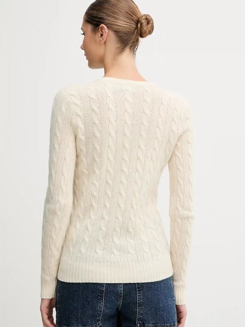 Polo Ralph Lauren sweter damski kolor beżowy 211971866