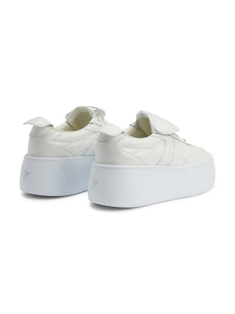 Giuseppe Zanotti sneakersy skórzane Alma kolor biały RW40021.002