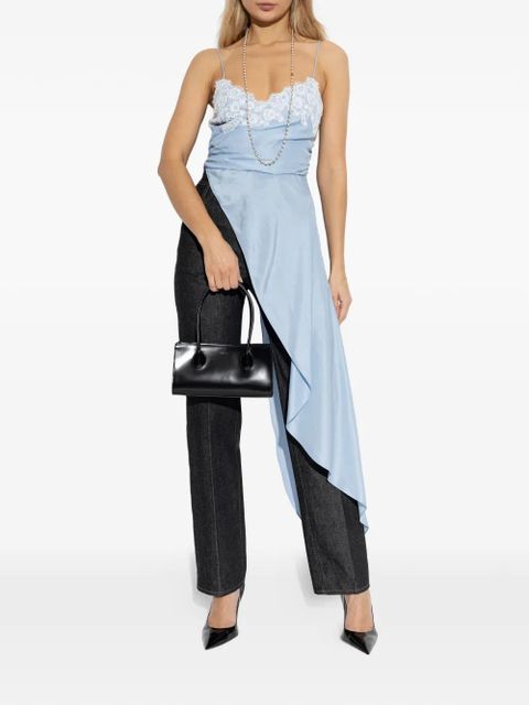 Moschino lace asymmetric blouse - Blue - zdjęcie produktu nr 2