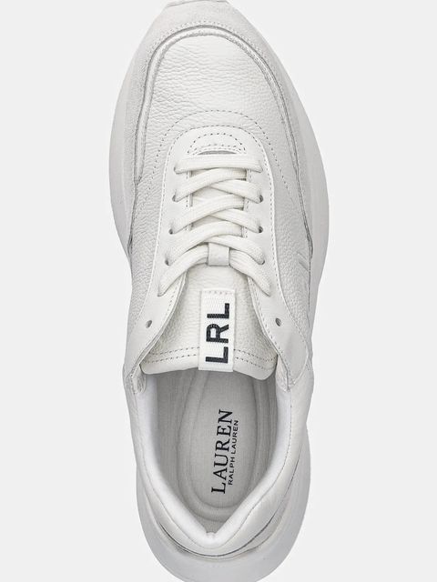 Lauren Ralph Lauren sneakersy skórzane Franky damskie kolor biały 802969384001