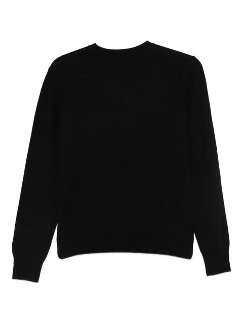 MC2 Saint Barth New Queen lettering-embellishment sweater - Black