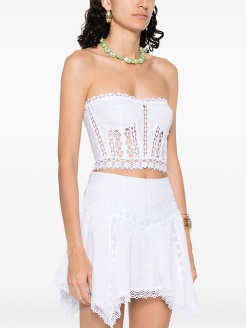 Charo Ruiz Ibiza cropped top - White