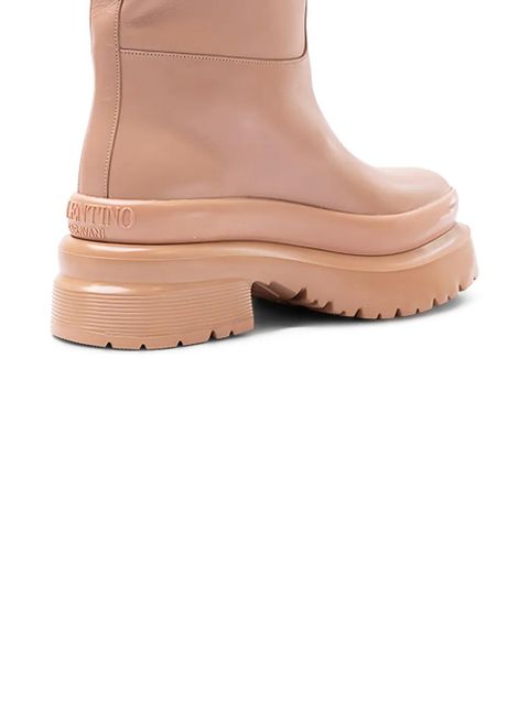 Valentino Garavani platform-sole boots - Neutrals