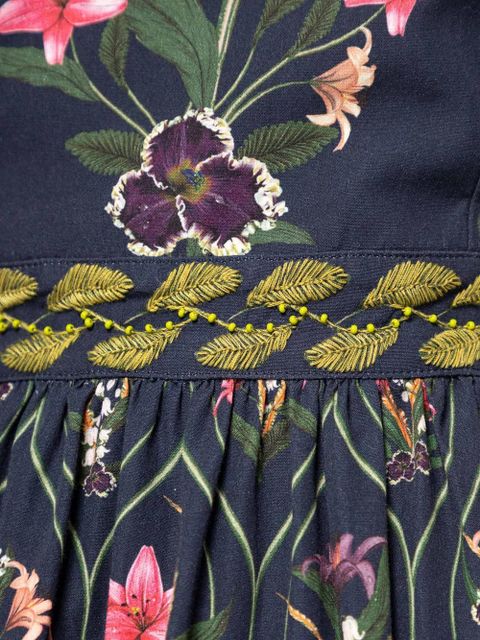 Agua By Agua Bendita Consuelo Pacifico midi dress - Blue