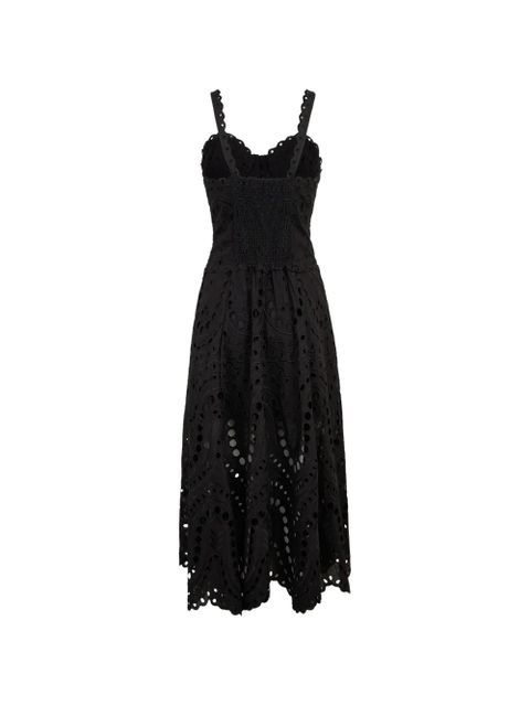 Charo Ruiz Ibiza Solace eyelet midi dress - Black - zdjęcie produktu nr 2