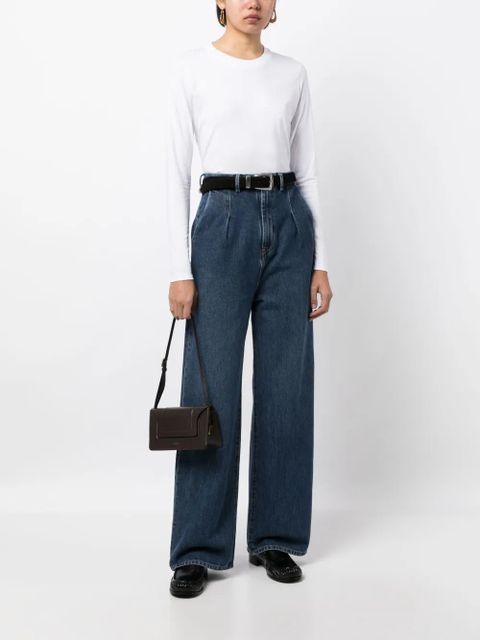 LouLou de Saison Masal long-sleeve cotton T-shirt - White