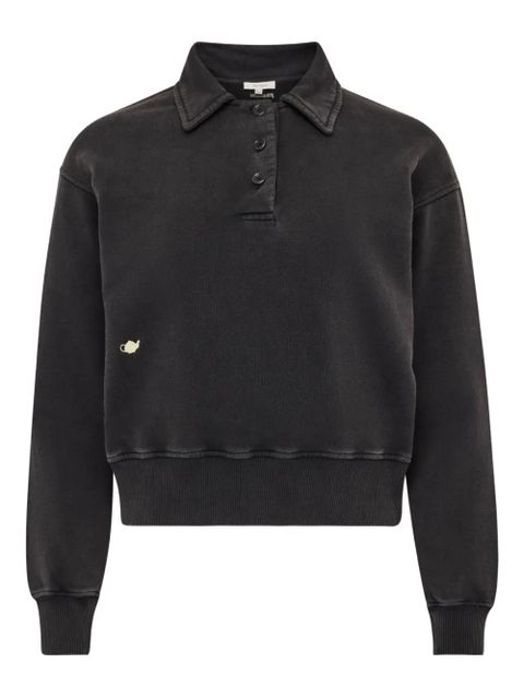 JW Anderson cotton polo top - Black - zdjęcie produktu nr 1