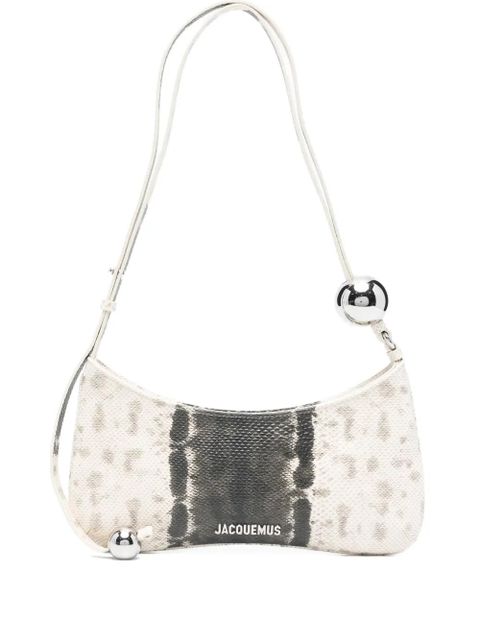 Jacquemus The Bisou Perle ball-embellished shoulder bag - Neutrals - zdjęcie produktu nr 1