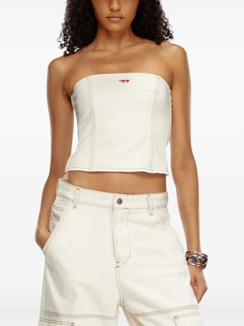 Diesel De-Ville strapless top - White
