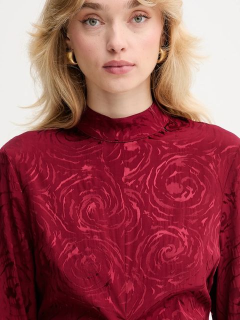 Gestuz sukienka kolor czerwony mini rozkloszowana 10910606