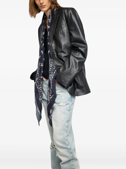 Zadig&Voltaire printed scarf - Black - zdjęcie produktu nr 2