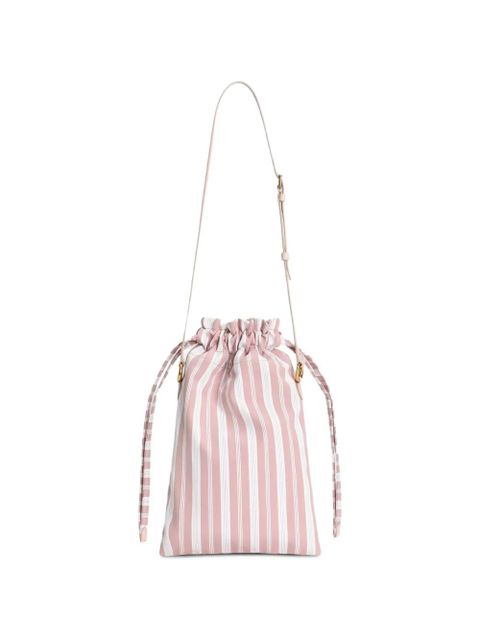 Dolce & Gabbana Essenza bag in striped poplin - Pink