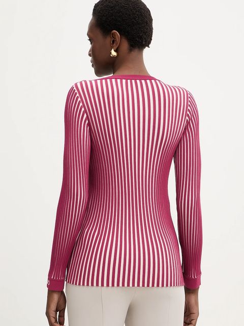 Liu Jo sweter damski kolor różowy lekki TA6305 MS55N