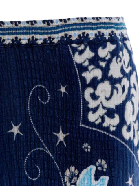 Agua By Agua Bendita Malaga printed shorts - Blue