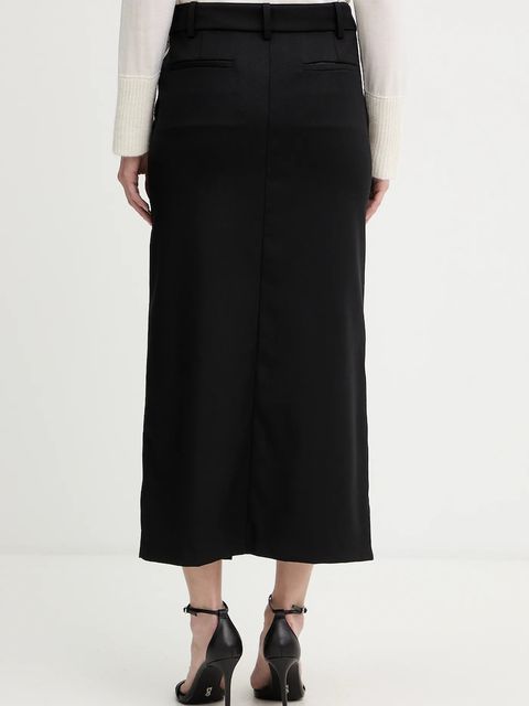 Pinko spódnica z dodatkiem wełny kolor czarny midi ołówkowa 106134 A30C - zdjęcie produktu nr 2