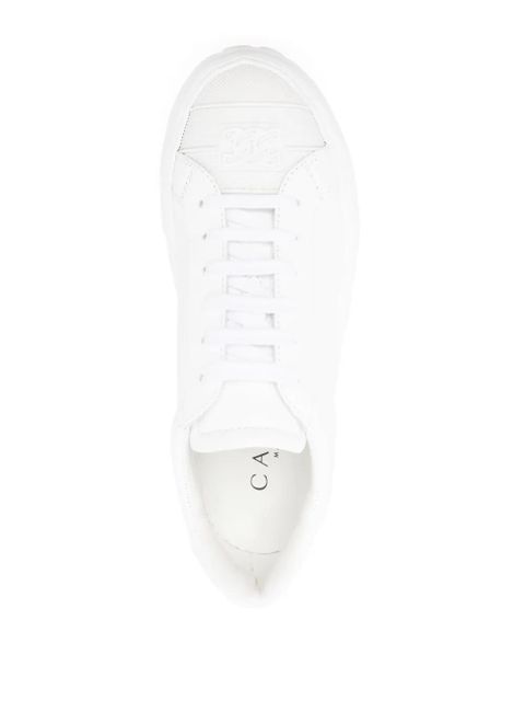 Casadei logo-patch low-top sneakers - White - zdjęcie produktu nr 1