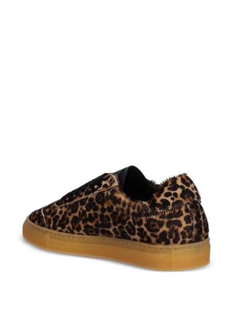 Copenhagen animal-print lace-up sneakers - Brown