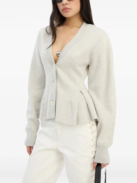 ROTATE BIRGER CHRISTENSEN V-neck cardigan - Grey