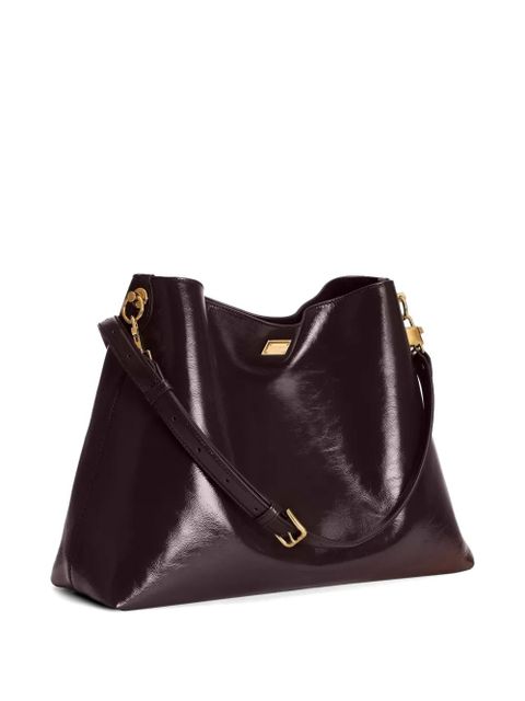 Dolce & Gabbana large Vittoria calfskin shoulder bag - Red