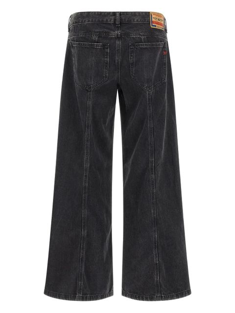 Diesel D-AKI front-pocket wide-leg jeans - Black - zdjęcie produktu nr 2