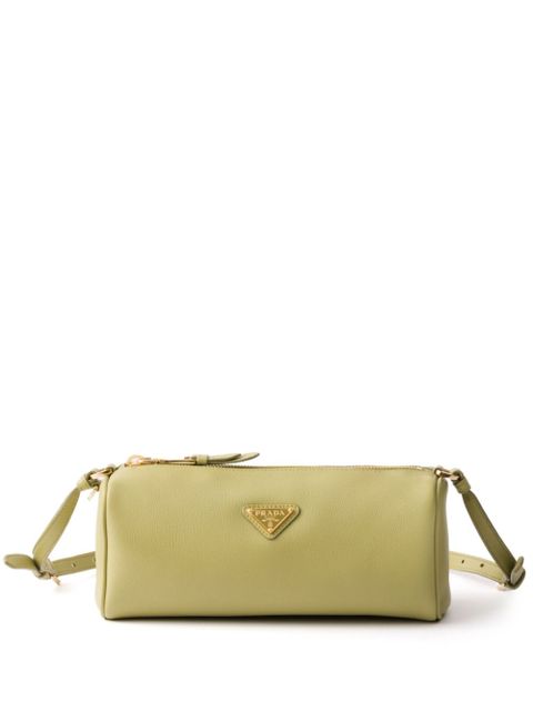 Prada leather shoulder bag - Green - zdjęcie produktu nr 1