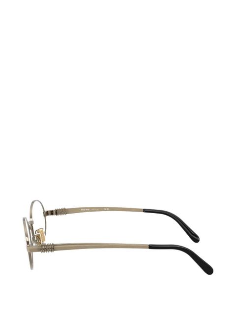 Miu Miu round-frame glasses - Gold