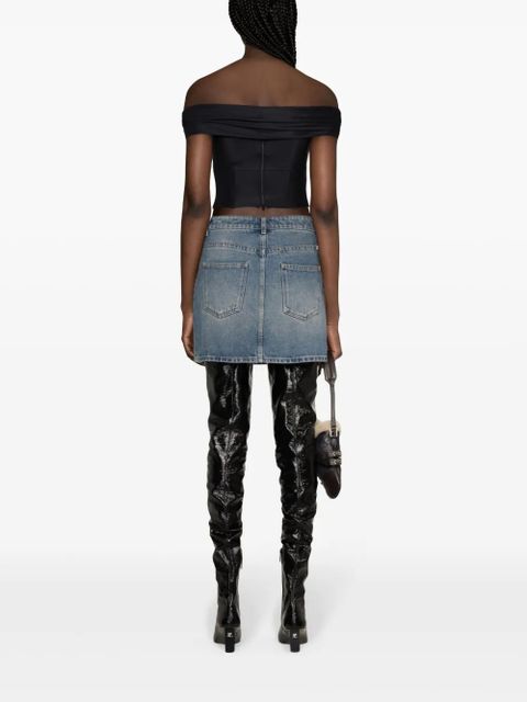 MISBHV Elena corset blouse - BLACK