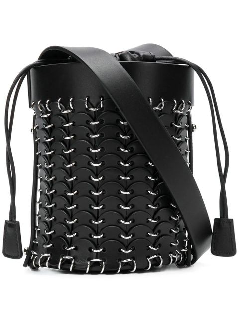 Rabanne mini-bucket tote bag - Black - zdjęcie produktu nr 1