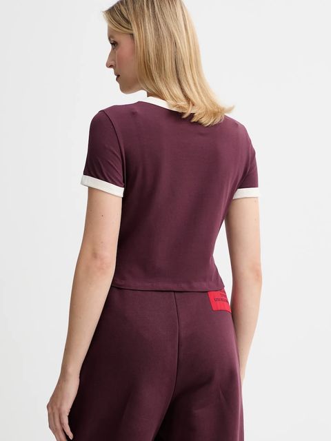 MAX&Co. t-shirt damski kolor bordowy 2528946012200 - zdjęcie produktu nr 2