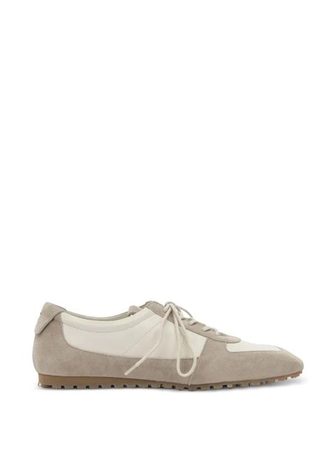 Aeyde Uma panelled suede sneakers - Neutrals - zdjęcie produktu nr 1