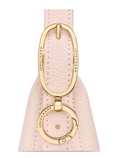 Longchamp small Le Foulonné grained-leather cross body bag - Pink