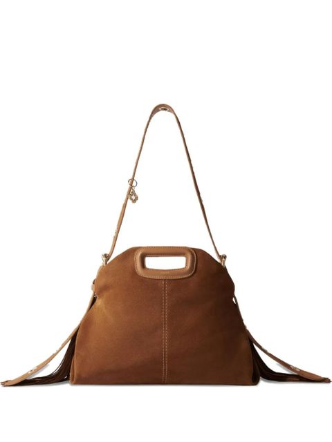 Maje Miss M fringed shoulder bag - Brown - zdjęcie produktu nr 1